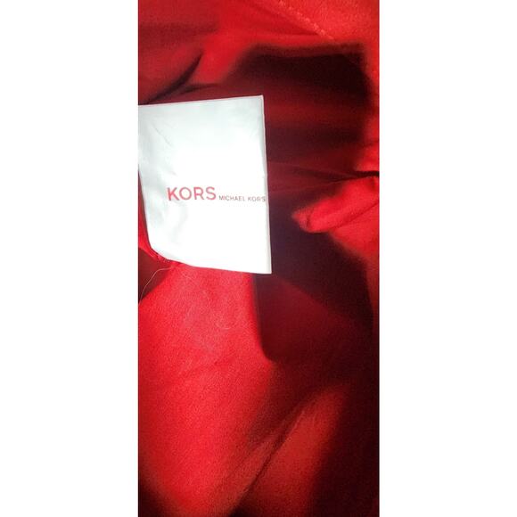 MICHAEL KORS Red & Black Suede Effect Tote Bag - Picture 9 of 9